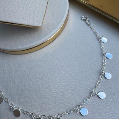 PULSEIRA MEDALHA PRATA 925