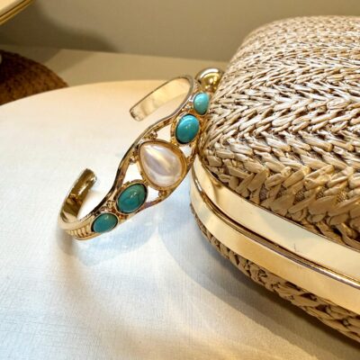 Bracelete Gota Turquesa