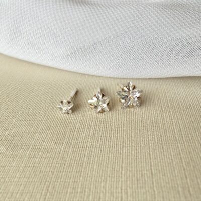 Trio Ponto de Luz Estrela PRATA