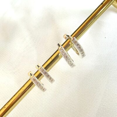 Dupla Argola Cravejada