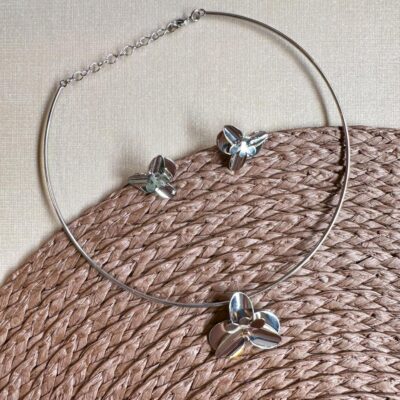 Kit Orquídea  (Brinco+Choker)