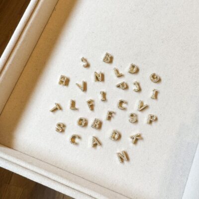 Pingente Inicial Cravejada